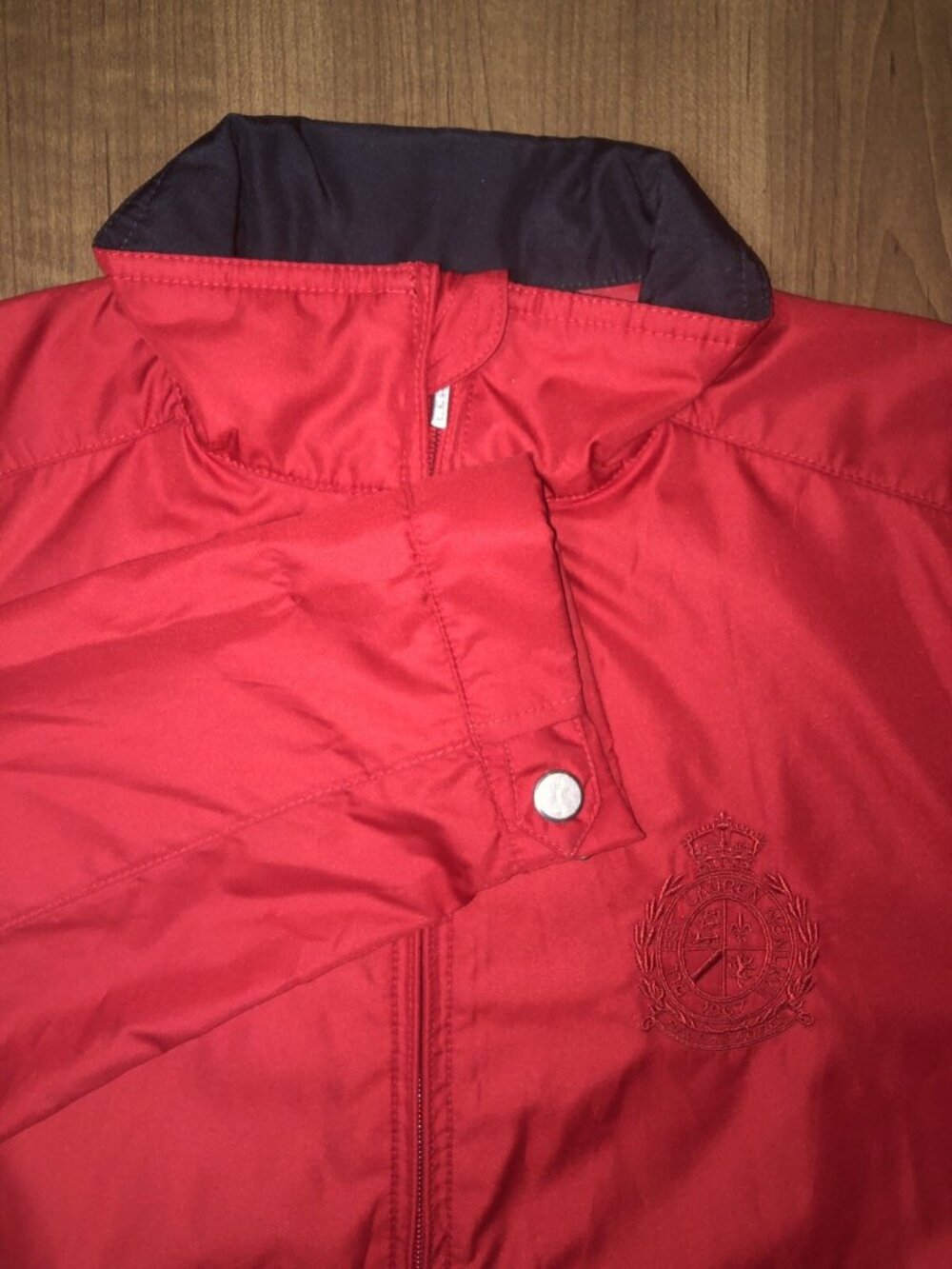 Lauren Ralph Lauren Active Red Jacket Women’s L Full Zip Medium W/ Logo